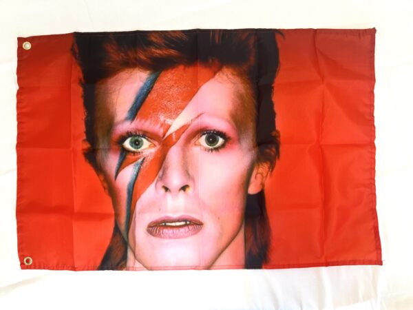 DAVID BOWIE ICONIC MUSIC FLAG