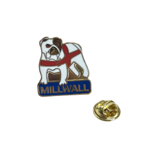 MILLWALL BULLDOG PIN BADGE