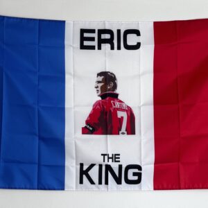 ERIC CANTONA FRANCE FOOTBALL FLAG