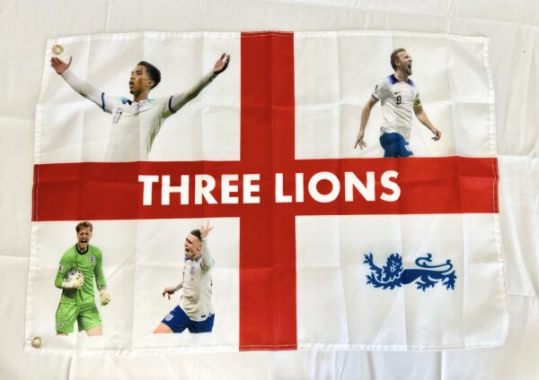 ENGLAND 3 LIONS FLAG