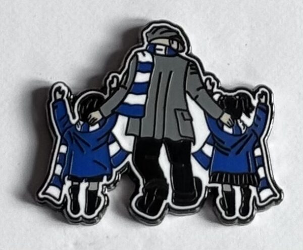 CARDIFF CITY DAD SON DAUGHTER BADGE