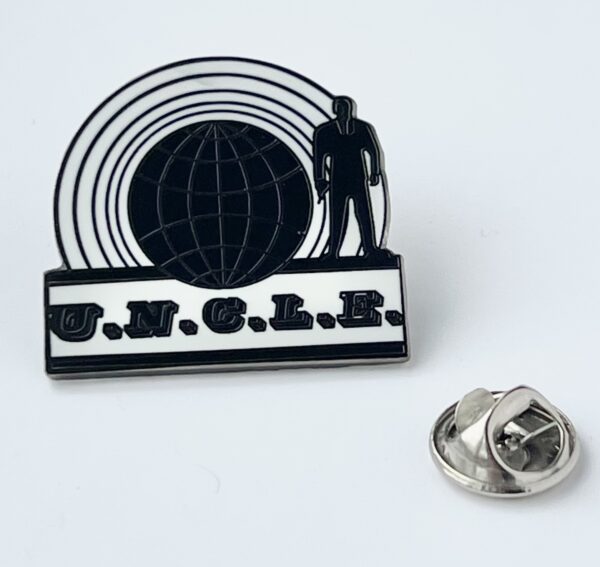 U.N.C.L.E 1960’S TV CLASSIC BADGE BLACK VERSION