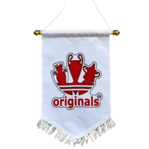 MAN UNITED TREBLE WINNERS PENNANT WHITE