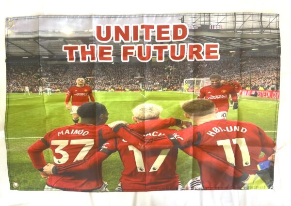 MAN UNITED THE FUTURE FLAG