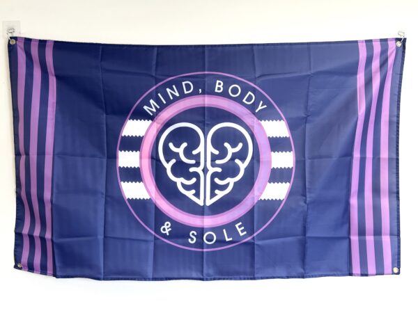 MIND BODY AND SOLE FLAG