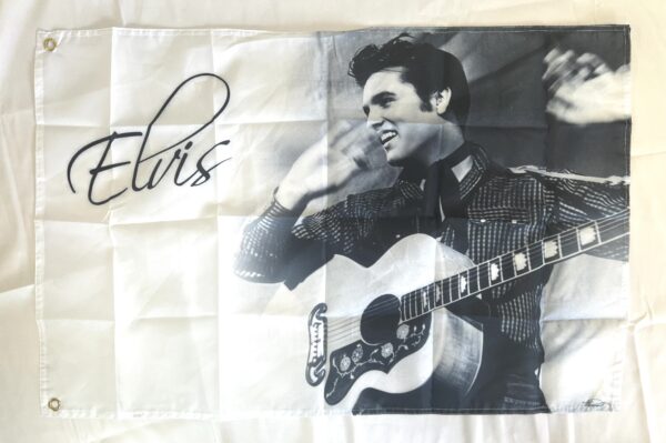 ELVIS PRESLEY SIGNATURE FLAG