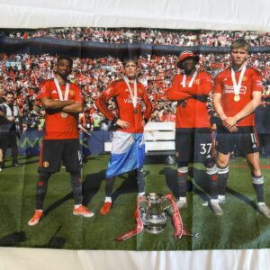 MANCHESTER UNITED 2024 FA CUP WINNERS FLAG