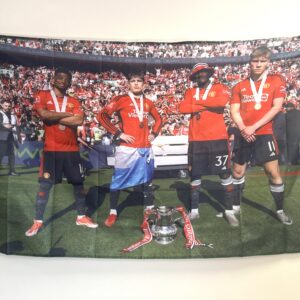 MANCHESTER UNITED FA CUP WINNERS 2024 FLAG