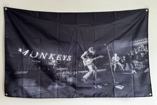 ARCTIC MONKEYS LIVE ON STAGE FLAG