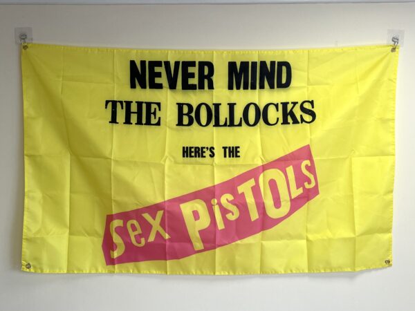 SEX PISTOLS NEVER MIND THE BOLLOCKS FLAG