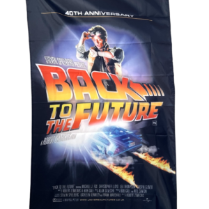 BACK TO THE FUTURE FLAG 40TH ANNIVERSARY