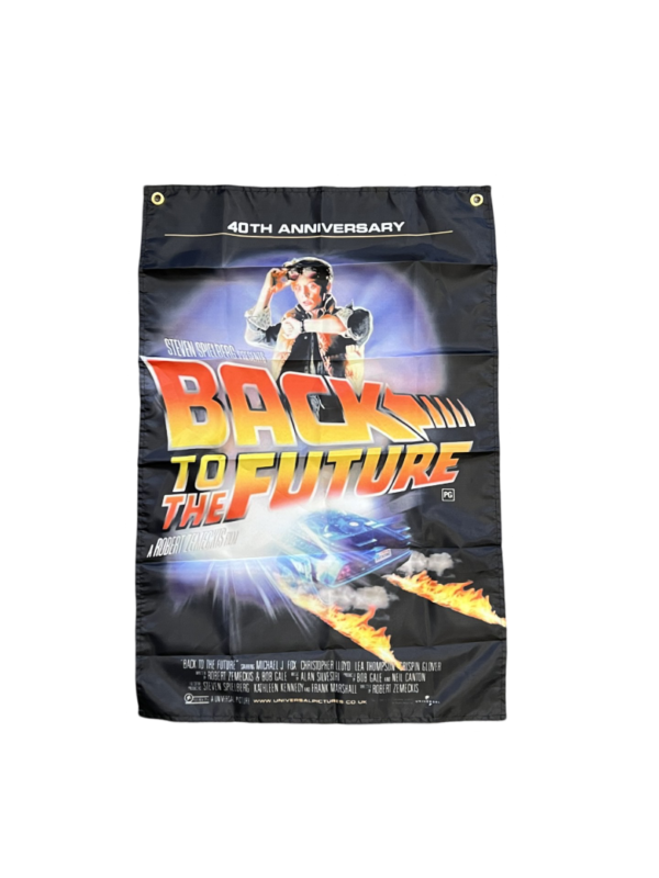 BACK TO THE FUTURE FLAG