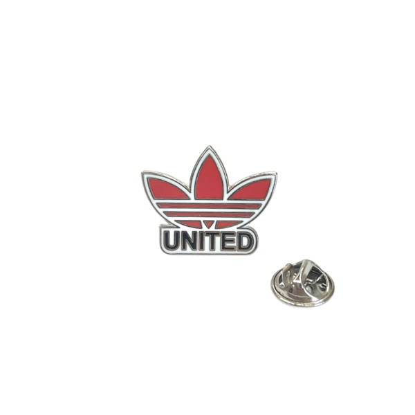 ADIDAS RED TREFOIL BADGE