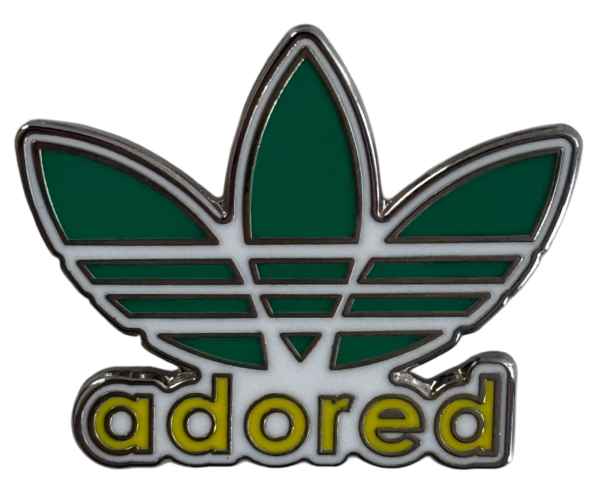 ADIDAS ADORED TREFOIL GREEN BADGE