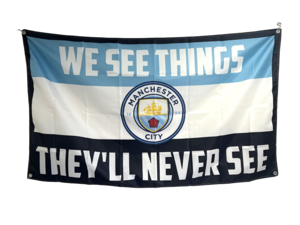 MANCHESTER CITY FLAG OASIS LYRICS 5x3