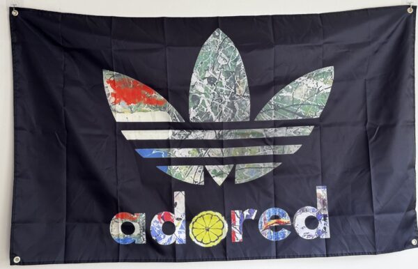 STONE ROSES ADIDAS ADORED FLAG BLACK