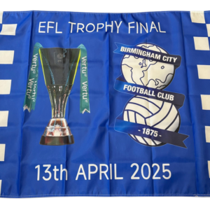 EFL TROPHY BIRMINGHAM CITY FINAL FLAG