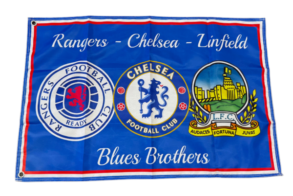 BLUES BROTHERS FOOTBALL ALLIANCE FLAG