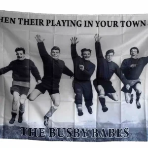 The Famous Bouncing Busby Babes Flag - 5x3