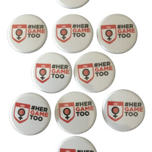 X50 HERGAMETOO CRICKET OFFICIAL BUTTON PIN BADGES