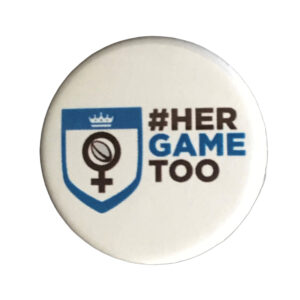 X5 HERGAMETOO RUGBY BUTTON PIN BADGE