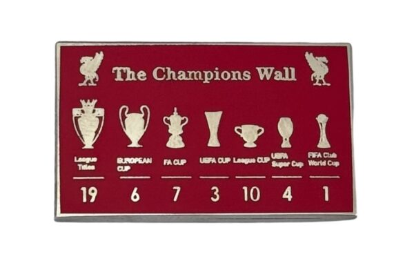 Liverpool Champions Wall Badge