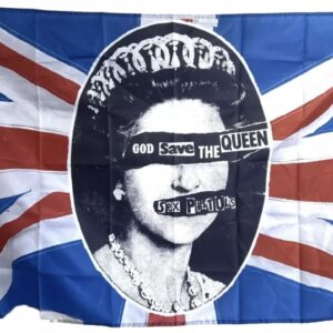 SEX PISTOLS GOD SAVE THE QUEEN FLAG