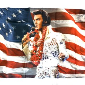 ELVIS PRESLEY USA FLAG