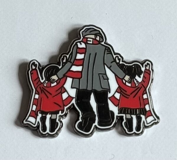 MANCHESTER UNITED DAD SON DAUGHTER BADGE