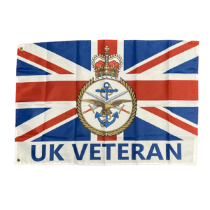 UK VETERAN MILITARY FLAG 3x2