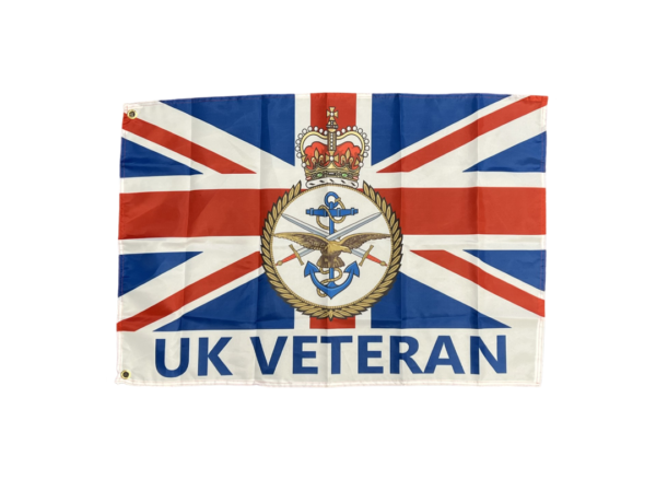 UK VETERAN MILITARY FLAG 3x2