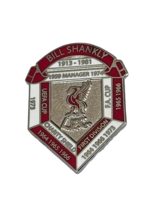 LIVERPOOL BILL SHANKLY HONOURS BAGDE