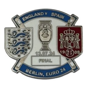 ENGLAND SPAIN EURO 2024 FINAL BADGE