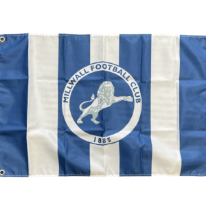 MILLWALL STRIPED FOOTBALL SOUVENIR FLAG 3x2