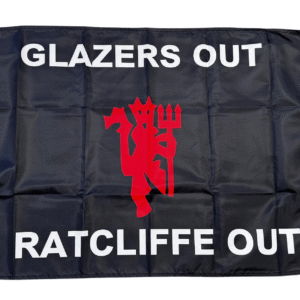 GLAZERS OUT FLAG RATCLIFFE MAN UTD