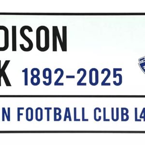 EVERTON FAREWELL GOODISON PARK PLAQUE