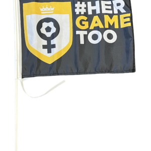 HERGAMETOO FOOTBALL HAND FLAG