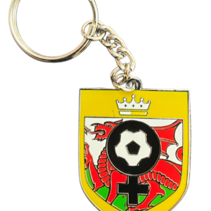 HERGAMETOO CYMRU OFFICIAL ENAMEL KEYRING