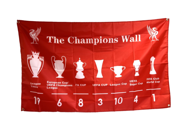 LIVERPOOL CHAMPIONS WALL FLAG