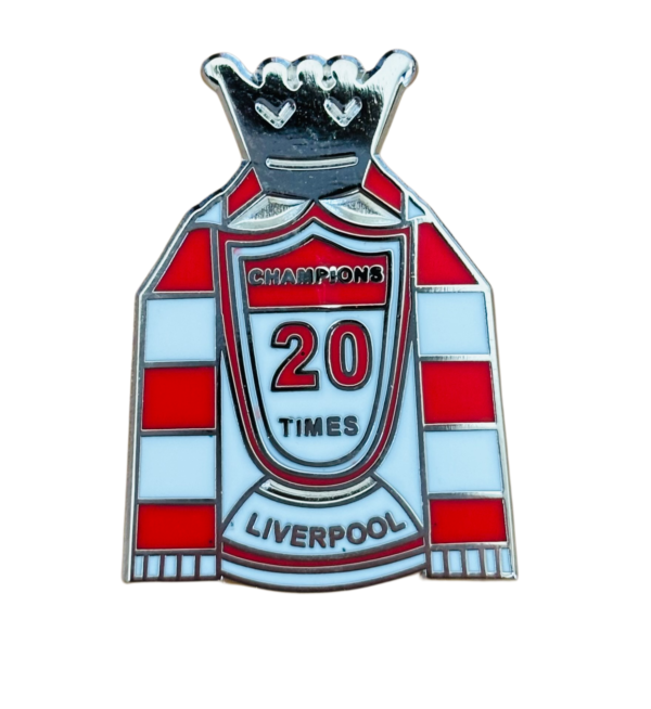LIVERPOOL CHAMPIONS BADGE KINGS OF ENGLAND