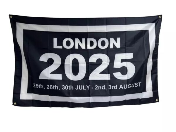 OASIS LIVE 25 LONDON FLAG
