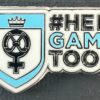 HERGAMETOO ICE HOCKEY OFFICIAL ENAMEL PIN BADGE - Image 2