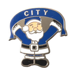 BLUE CITY SANTA SCARF