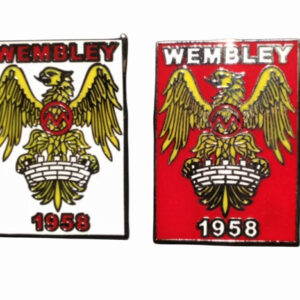 1958 BUSBY BABES WEMBLEY CREST SET OF 2