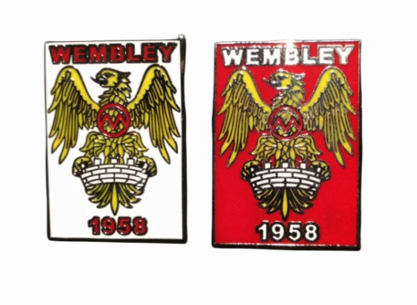 1958 BUSBY BABES WEMBLEY CREST SET OF 2