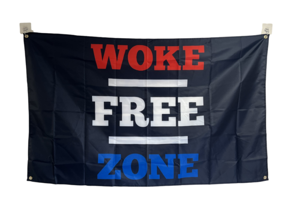 WOKE FREE ZONE FLAG