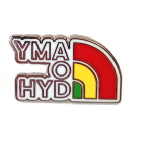 WALES YMA O HYD BADGE WHITE