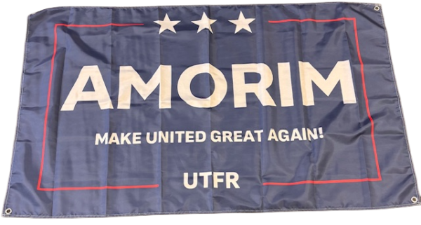 AMORIM MAKE UNITED GREAT AGAIN 5X3 BLUE