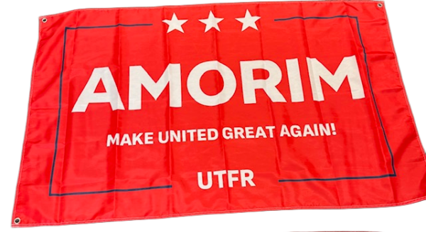 AMORIM MAKE UNITED GREAT AGAIN 5X3 RED