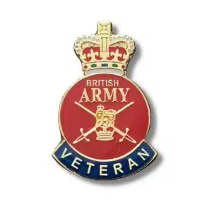 BRITISH ARMY VETERAN BADGE